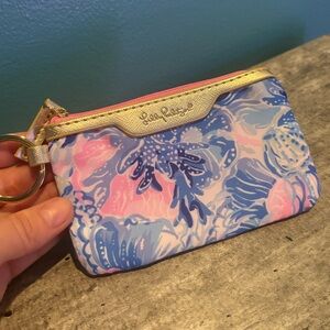 NWOT Lilly Pulitzer Shade Seeker Printed ID Case Small Wallet Pouch